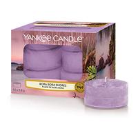 Yankee Candle Tarro, Bora Bora Shores, velas de té (12 unidades)