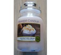 Yankee Candle tarro grande, crema de arroz de coco, 623 g, raro