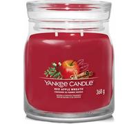 Yankee Candle Tarro mediano con corona de manzana roja