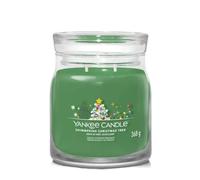 Yankee Candle Tarro mediano con diseño de árbol de Navidad brillante