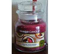 Yankee Candle TARRO PEQUEÑO, TAZÓN DE ACAI EXÓTICO, 104 g, raro
