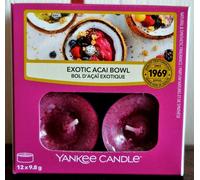 Yankee Candle TEELICHTER, EXOTIC ACAI BOWL, 1 x 12 uds., raro