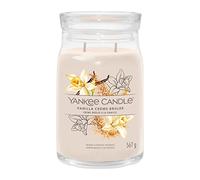 Yankee Candle Vela de crema brulée de vainilla Signature 567g