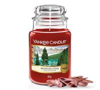 Yankee Candle Vela aromática | Alojamiento De Montaña vela en tarro grande | Velas de larga duración: hasta 150 h | Regalos perfectos para mujeres