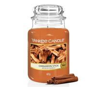 Yankee Candle vela aromática en tarro grande, palo de canela, duración de combustión de hasta 150 horas