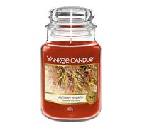 Yankee Candle Vela aromática en tarro grande | Autumn Wreath | Duración de combustión de hasta 150 horas | Regalos perfectos para mujeres