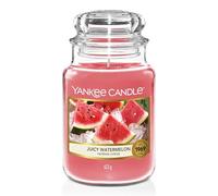 Yankee Candle Vela aromática en tarro grande | Juicy Watermelon| Duración de combustión de hasta 150 horas | Regalos perfectos para mujeres