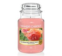 Yankee Candle vela aromática en tarro grande, rosa de albaricoque bañada por el sol, duración de combustión de hasta 150 horas