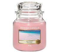 Yankee Candle vela aromática en tarro mediano, arenas rosas, duración de combustión de hasta 75 horas