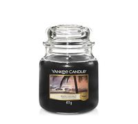 Yankee Candle vela aromática en tarro mediano, coco negro, duración de combustión de hasta 75 horas