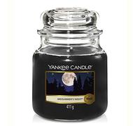 Yankee Candle vela aromática en tarro mediano, noche de verano, duración de combustión de hasta 75 horas