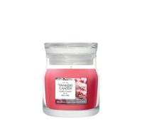 Yankee Candle Vela aromática Signature Small Jar, vela Christmas Eve, vela de mezcla de cera vegetal, regalos perfectos para mujeres