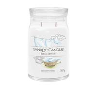 Yankee Candle Clean Cotton vela grande de la línea signature 567 g