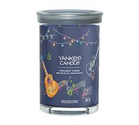 Yankee Candle Vela aromática Signature | Vela en vaso grande Twilight Tunes con doble mecha, mezcla de cera de soja de larga duración, regalo perfecto para mujeres