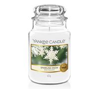 Yankee Candle Vela en un Vaso Doze, Nieve reluciente, Blanco, Large