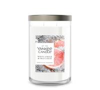 Yankee Candle Vela en vaso grande de 20 onzas con aroma a abeto blanco y pomelo, vela de 2 mechas, más de 60 horas de tiempo de combustión