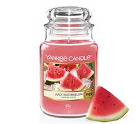 Yankee Candle Vela pefumada | Juicy Watermelon vela en tarro grande | Velas de larga duración: hasta 150 h | Regalos perfectos para mujeres