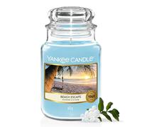 Yankee Candle Vela perfumada | Beach Escape vela en tarro grande | Velas de larga duración: hasta 150 h | Regalo ideal para mujer