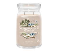 Yankee Candle Vela perfumada Signature | Vela en tarro grande Seaside Woods con doble mecha, mezcla de cera de soja larga combustión, regalo perfecto para mujeres