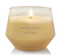 Yankee Candle Vela perfumada Studio Vela mediana de galletas de Navidad | Velas de larga duración: 35-50 horas | Elegante diseño de recipiente de vidrio con cera crema |