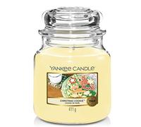 Yankee Candle Vela perfumada | Vela mediana Christmas Cookie | Tiempo de combustión: hasta 75 horas