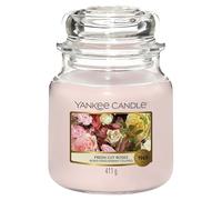 Yankee Candle Fresh Cut Roses Vela perfumada 411 gramos