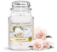 Yankee Candle Velas Perfumadas de Té, Cachemira Cálida, Blanco, Grande, 623gr