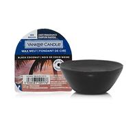 Yankee Candle Wax Melts - Cera aromática (aroma a coco negro, hasta 8 horas, 1 unidad)