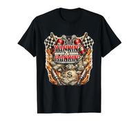 Yankin y Bankin Funny Driving Humor Aventuras Citas Camiseta gráfica económica, Hombre, Negro, L