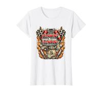 Yankin y Bankin Funny Driving Humor Aventuras Citas Camiseta gráfica económica, Mujer, Blanco, XL