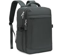 Yankony Mochila Viaje Cabina Avion 40x20x25 para Ryanair 20L Mochilas De Viaje con Bolsillo Antirrobo Travel Backpack Equipaje de Mano Hombre Mujer, Gris Oscuro
