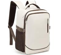 Yankony Mochila Viaje Cabina Avion 40x20x25 para Ryanair 20L Travel Backpack con Bolsillo Antirrobo Cabin Bag Equipaje De Mano Hombre Mujer, Beige