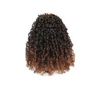 Yanky Twist Crochet Hair for mujeres negras 6 paquetes de trenzas de ganchillo sintéticas pelucas Extensiones de Cabello(T30,8inch)