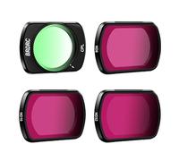 YanLan Filtro para DJI OSMO POCKET 3 Lente de protección UV ND Reducción de Luz CPL Polarizador Accesorios (CPL+ND8+ND16+ND32)