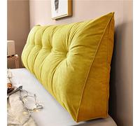 Yanman - Almohadas grandes de cuña para cabecero de cama, almohada triangular de lectura, cojín de apoyo lumbar, respaldo de cintura, cojín de posicionamiento suave para sofá cama, 60 x 50 x 20 cm