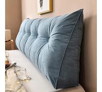 Yanman - Almohadas grandes de cuña para cabecero de cama, almohada triangular de lectura, cojín de apoyo lumbar, respaldo de cintura, cojín de posicionamiento suave para sofá cama, 180 x 50 x 20 cm