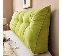 Yanman - Almohadas grandes de cuña para cabecero de cama, almohada triangular de lectura, cojín de apoyo lumbar, respaldo de cintura, cojín de posicionamiento suave para sofá cama, 150 x 50 x 20 cm