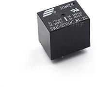 YANMAO Relé 2pcs SRE-05 12 24VDC-SL-2C 5V 12V 24V 8 -Pin 2-Group Conversion 3A240V Relay (Size : 12VDC)