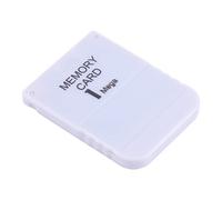 Yanmis 1 One Game Tarjeta de Memoria de 1 MB, Fácil de Usar y Compatible con, Material Plástico Blanco, Capacidad de MB