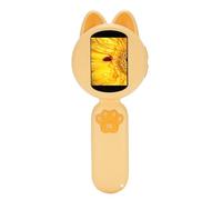 Yanmis 4X Microscopio Digital para Niños con Pantalla HD de 2.0 Pulgadas, 8 Luces LED, 400 Almacenamiento de Fotos, Lupa de Mano Educativa con Cordón para Niños Exploración de