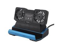 Yanmis 9 en 1 Estación de Acoplamiento, Muelle de la Consola de Juegos de Mano con Doble Ventilador de Enfriamiento RGB Hub, para la Cubierta de Vapor, para la Cubierta de Vapor OLED,