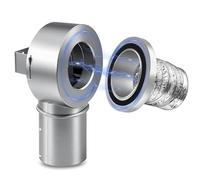 Yanmis Acoplamiento Magnético de Ventilación para Secadora, Conexión Fuerte de 90 Grados, Conector Magnético para Ventilación de Secadora, Fácil Desmontaje para Techo, Pared o Piso, Tubería de 4