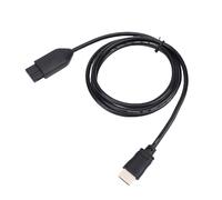 Yanmis Adaptador Convertidor N64 a, Cable Adaptador Convertidor de TV de 1,5 M para N64 SFC