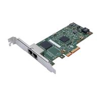 Yanmis Adaptador de Servidor PCIe Gigabit Ethernet, Tarjeta de Red de Doble Puerto PCIe Gigabit I350 T2 T2, PCIP Express 4X, Soporte de Tarjeta LAN de Red para Server 2019 2016 2012