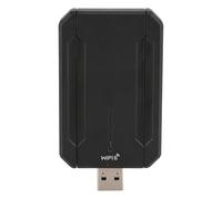 Yanmis Adaptador WiFi USB, Tarjeta de Red Gigabit de 5374Mbps con Antenas Plegables Dobles de Alta Ganancia, 2.4G 5.8G 6G, Adaptador de Red Inalámbrica de 3 Bandas para Teléfono,