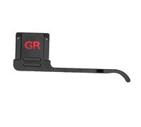 Yanmis Agarre para Pulgar con Cubierta para Zapata, Agarre para Pulgar de Cámara de Aleación de Aluminio para GR4, Diseño Ergonómico con Método de Montaje a Presión (Rojo Negro)