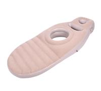 Yanmis Almohada de Cuerpo Completo con Agujero del Vientre, Almohada de Embarazo PVC Flotación de Piscina Inflable para Soporte para Dormir, Almohadas de Maternidad Corporal 165x70x25cm (Grey)