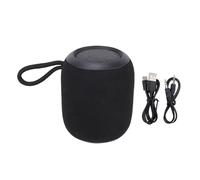 Yanmis Altavoz Bluetooth Portátil, Altavoz Inalámbrico BT 5.3 con Luz RGB, Correa, a Prueba de Agua IP67, Soporte de Reproducción de la Tarjeta de Memoria de Disco Aux U, Emparejamiento (Black)