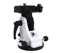 Yanmis Asiento de Ajuste de Latitud, Base de Aluminio Ecuatorial Base de Latitud para Accesorios de Telescopio Astronómico, Montaje del Telescopio de Ajuste de 0 ° a 90 ° (White)