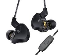 Yanmis Auriculares con Cable de Circuito Magnético de 10 Mm, Auriculares Profesionales de Monitor con Tecnología de Cancelación de Ruido y Diseño Ergonómico, para los Músicos Ingenieros (B)